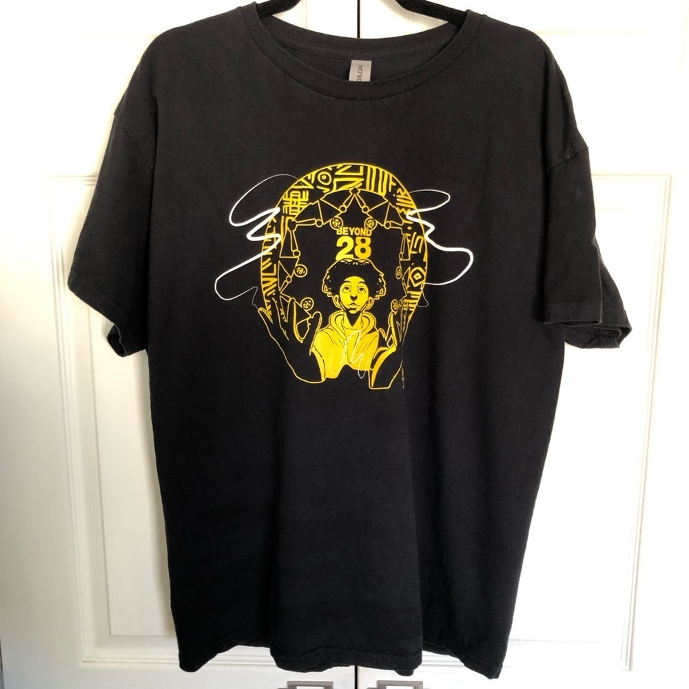 Black Golden State Warriors 2/10 SGA Black History Month T Shirt Size XL